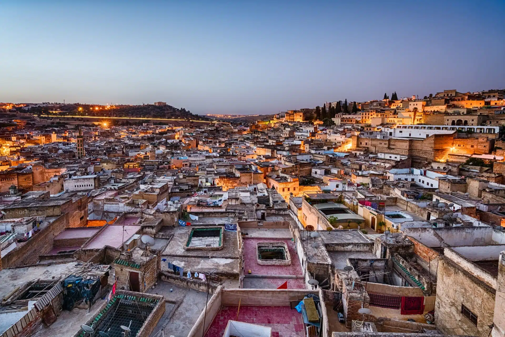 Fes blue hour
