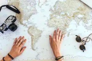 world map for travel