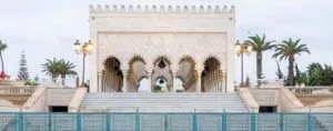 the Mausoleum of Mohammed V in Rabat - a prime example of the intricate architecture commonly found in Morocco's imperial cities