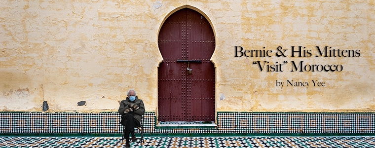 The cover of "Bernie's Mittens" article by the co-founder of Open Doors Morocco, Nancy Yee